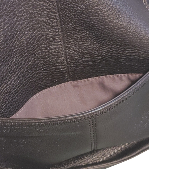 The Sak Iris Leather Crossbody Bag Black Adjustable Strap Pockets - Picture 7 of 12